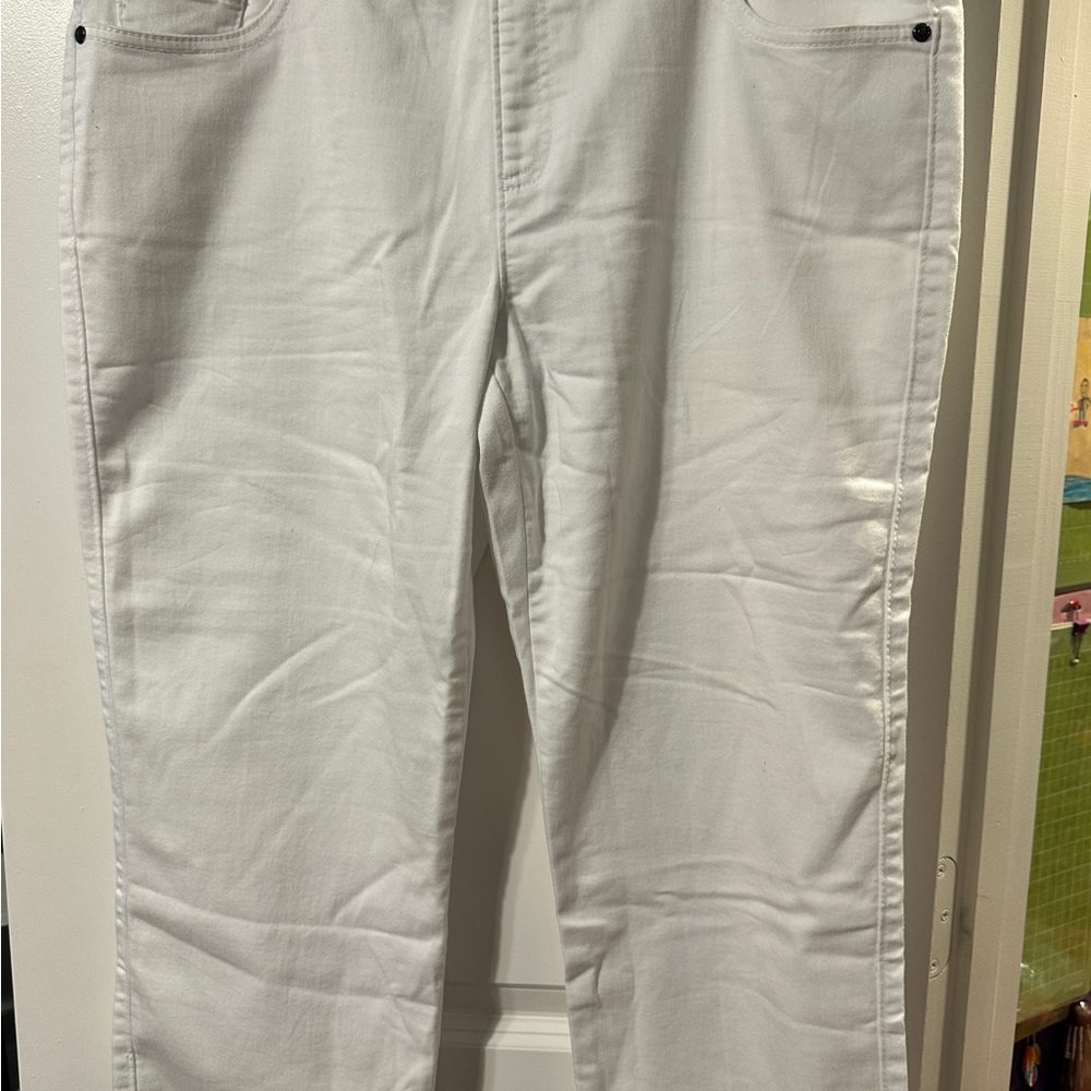 Women's White Pajama Jeans